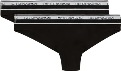 Produktbild von 2er Pack EMPORIO ARMANI Damen Brazilian Brief Stretch Baumwolle