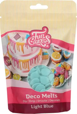 Produktbild von FunCakes Deco Melts Light Blue / Hellblau 250 g