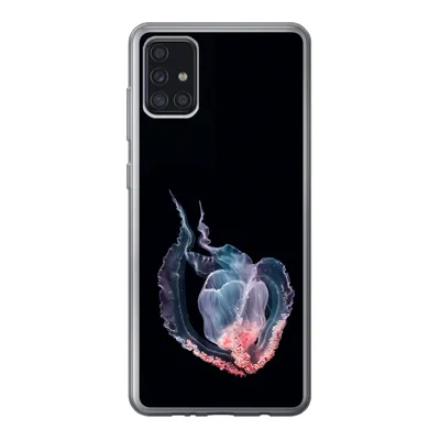 Produktbild von MuchoWow® Handyhülle Schutzhülle Hülle für Samsung Galaxy A52 5G Quallen - Meerestiere - Schwarz Silikon Softcase Handy Hülle - Umschlag