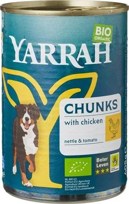 Productafbeelding van Yarrah Hond Brokjes Kip In Saus (405 gr)