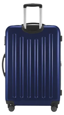 Image de Alex - Grande valise rigide pour bagages enregistrés avec extension Trolley Valise à roulettes Check-In Valise de voyage XL 75 cm, 119 L, 4 roulettes, brillant,Bleu foncé