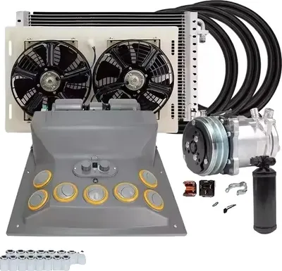 Produktbild von Universelles Klimaanlagen-Kit, 22000 BTU Kühlkapazität, langlebiger Aluminium-Wärmetauscher, 2A-12V