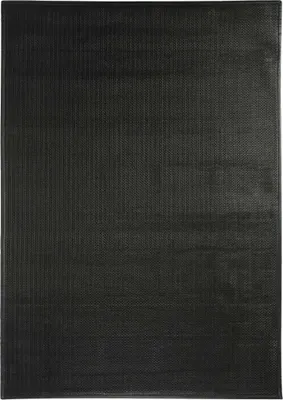 Obrázok produktu pre Čierny koženkový koberec 55x85