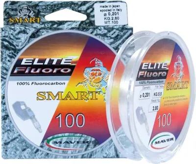 Zdjęcie produktu dla Żyłki monofilowe Maver Elite Fluoro 100 M, przezroczyste, 0,180 mm, przezroczyste, 0,180 mm
