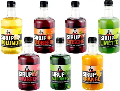 Produktbild von 7 Sorten Sirup Royale Probierpaket Getränkesirup