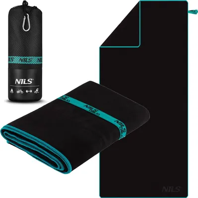Immagine prodotto di Asciugamano in microfibra NILS NCR13 nero/blu