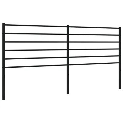 Produktbild von Ersatz-Kopfteil Metall Schwarz 193 cm