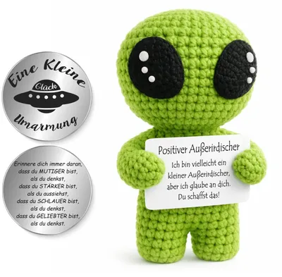Pocket Hug Außerirdisches Wesen, Wohndekoration