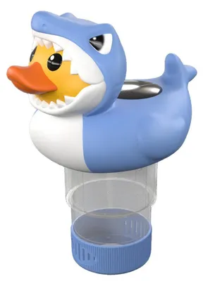 Produktbild von Chlor Dosierer Pool schwimmend Solar Design 1 Zoll Tabletten 4er Kapazität einstellbare Dosierung PP ABS für Pool Whirlpool Wasserpflege