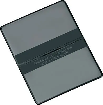 Produktbild von Veloflex Kartenhülle Documentsafe 3274800 93x59mm PVC schwarz