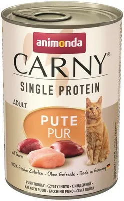 Produktbild von Animonda Carny Adult Single Protein Pute pur 400gx6