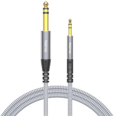 Zdjęcie produktu dla Kabel Jacka od 3,5 mm do 6.3 mm - Kabel audio do laptopa, gitary, kina i głośników - 3 m