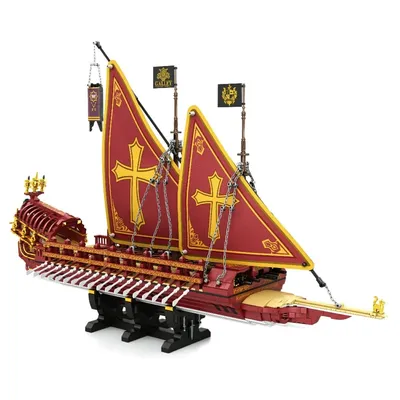 Immagine prodotto di Reobrix 66105, nave a vela, set di costruzioni con elementi a incastro, modello con 3387 pezzi, adatto a partire dai 14 anni