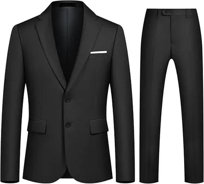 Produktbild von Herrenanzug 2-teilig Slim Fit Größe M Sakko und Hose Hochzeit Business Anzug