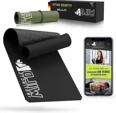 Immagine prodotto di Tappetino da allenamento antiscivolo 185 cm x 66 cm, tappetino da yoga dello spessore di 7 mm per uso domestico