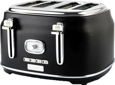 Produktbild von Westinghouse WKTT809RD/BK/WH Toaster, Kunststoffgehäuse, Stoppfunktion, Auftaufunktion, Brötchenrost