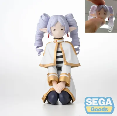 Zdjęcie produktu dla Frieren: Beyond Journey's End PM Perching PVC Statue I have ringlets now Clear Ver. 10 cm