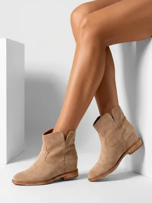 Zdjęcie produktu dla Royalfashion Botki a'la kowbojki na krytym koturnie Blueston, rozmiar 39