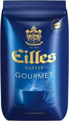 A bag of Eilles Kaffee Gourmet coffee beans.