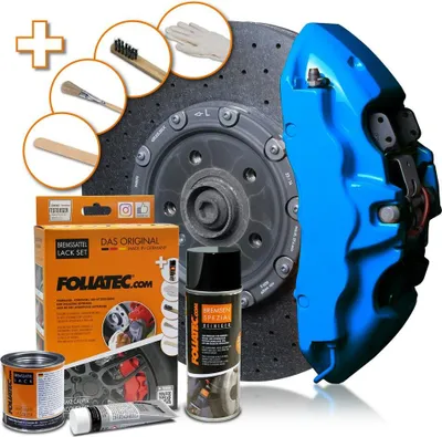 Produktbild von FOLIATEC 2188 Bremssattellack Farbe Spray Set Blau 400 125 50ml