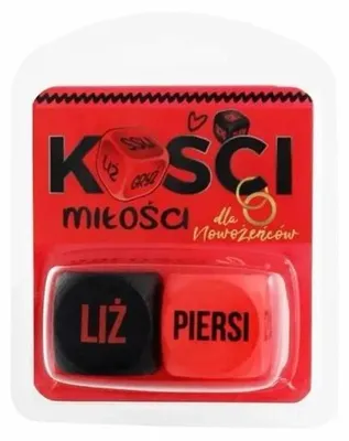 Produktbild von Liebeswürfel für Jungvermählte (rot-schwarz) – Grammi