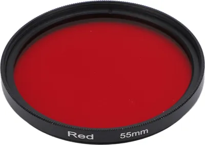 Obrázek produktu pro Závitový filtr pro objektivy fotoaparátů Plně červené optické sklo pro objektivy Nikon55mm