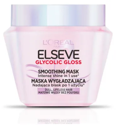 Produktbild von L'Oréal Elseve Glycolic Gloss Glanzmaske für stumpfes Haar, 300 ml