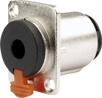 Produktbild von DAP Jack Chassis - Locking - female Nickelgehäuse