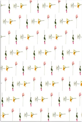 Produktbild von MuchoWow® Poster Blumen - Farben - Pastell 120x180 cm - Kunstposter
