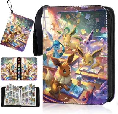 Produktbild von Sammelkarten Album, Karten Sammelalbum, 50 Seiten 900 Sammelalbum Karten Kapazität, Card Holder Mit Reißverschluss, Wasserdicht Tragbar Sammelalbum