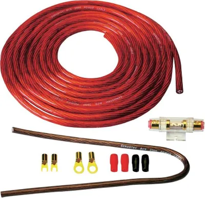 Produktbild von Kabelsatz BCS-2500, 25 mm² Kabelquerschnitt, 5m Stromkabel, 100A Sicherungshalter
