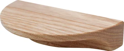 Immagine prodotto di Natural Goods Berlin maniglie per mobili rotonde HALBMOND, interasse fori 64 mm, pomelli per armadi adatti a spessori di ante di 15-22 mm, maniglie per armadi da cucina, cassettiere, credenze, ecc