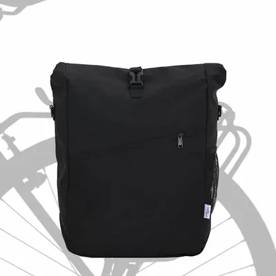 Zdjęcie produktu dla Torba rowerowa vidaXL, czarna, 33 x 16 x 60 cm, poliester