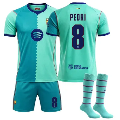 Produktbild von #8 PEDRI Barça's second away game,26-27 football jersey for Kids and Adults SIZE:16