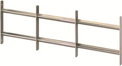 Produktbild von GAH-Alberts Fenstergitter Venlo Befestigung in der Fensterlaibung, Stahl, Stahl, Galvanisch verzinkte Beschichtung