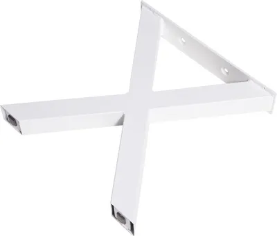 Produktbild von Dieda Bankgestell X-Form weiß Maße (L x B x H): 420 x 400 x 70 mm