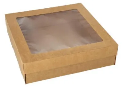 Produktbild von Transport- und Catering-Kartons, Pappe eckig 6 cm x 22,5 cm x 22,5 cm braun