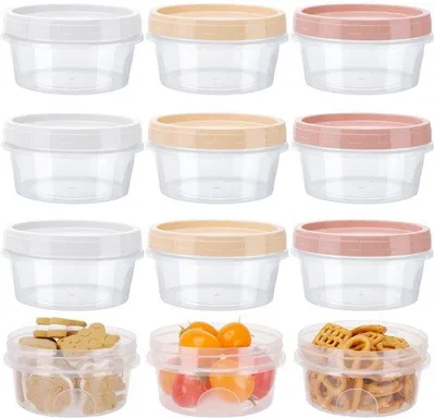 Produktbild von Kleine 300ml runde BPA-freie Dosen mit Deckel für Küchenmaaltiden