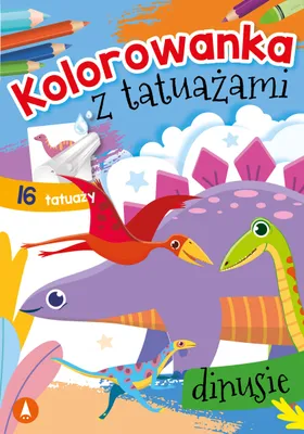 Obrázok produktu pre Omaľovánka s tetovaniami Dinusie