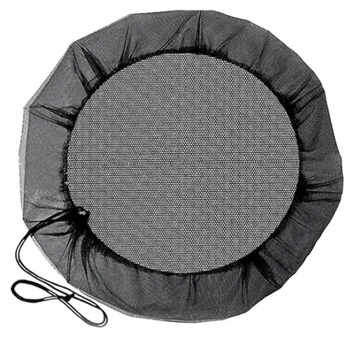 Produktbild von Laubschutz Netz Regentonne 95cm wetterfest Kordelzug, Regenwasser Schutz Abdeckung Garten robust & langlebig