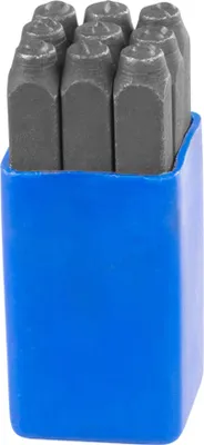 Produktbild von Schlagstempel Zahlen HR59205, Ziffernhöhe 5 mm, 123, 9 Stk.