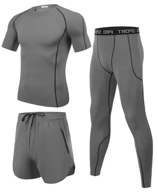 Produktbild von Solidchoice – Kompressionsbekleidung-Set für Herren – Trainingsanzug für Fitness