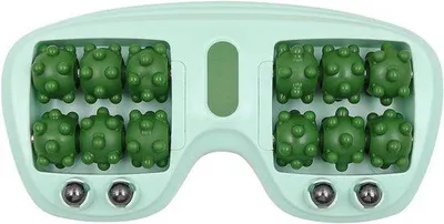 Obrázok produktu pre Zelený masážny prístroj na nohy s LED diódami a režimom relaxácie