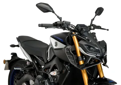 Produktbild von PUIG 3482J Naked Front Spoiler passend fuer YAMAHA MT-09 Mattschwarz