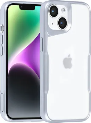 Immagine prodotto di Custodia posteriore TUNIQ per iPhone 14 - Silicone - Argento