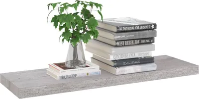 Immagine prodotto di Scaffale a Parete Grigio Cemento 80x23,5x3,8 cm in MDF