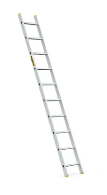 Immagine prodotto di Drabest | Scala - 10 gradini, portata 150 kg - scala in alluminio, scala per tetti, scala singola