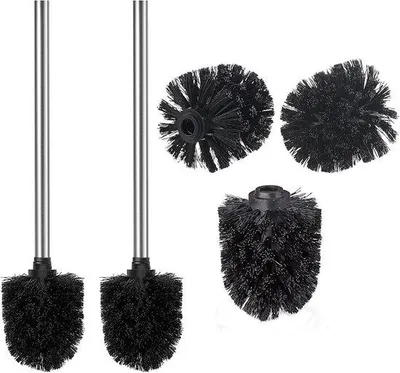 Obrázok produktu pre Sada na čistenie toalety, nerezová oceľ, 7 cm, strieborná, kúpeľňa