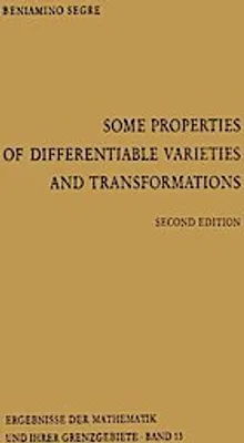 Produktbild von Some Properties of Differentiable Varieties and Transformations