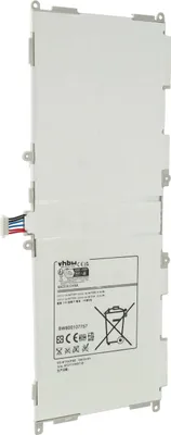 Produktbild von vhbw Akku kompatibel mit Samsung Galaxy Tab 4 VE 10.1 LTE-A, SM-T530, SM-T531, SM-T533, SM-T535, SM-T537 Notebook (6800 mAh, 3,8 V, Li-Polymer)